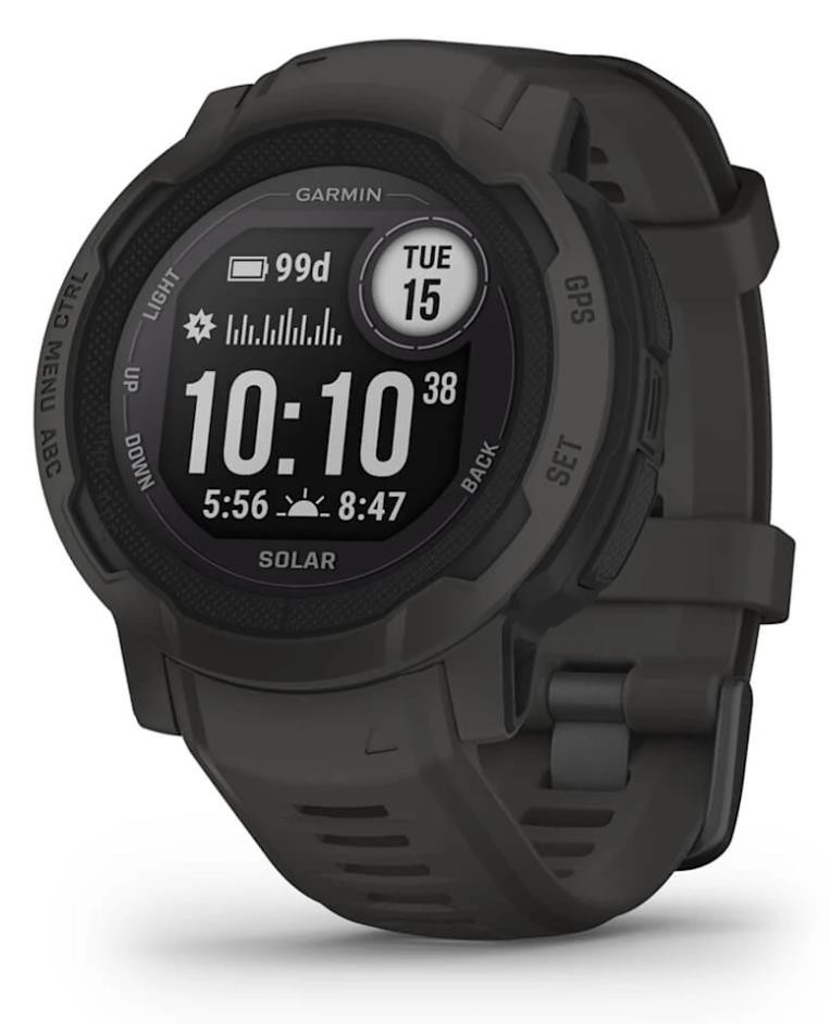 SMARTWATCH INSTINCT 2 SOLAR/GRAPHITE 010-02627-00 GARMIN