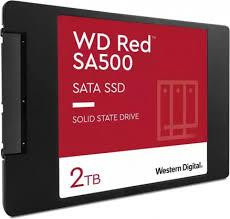 SSD|WESTERN DIGITAL|Red SA500|2TB|SATA 3.0|Write speed 520 MBytes/sec|Read speed 560 MBytes/sec|2,5"|TBW 500 TB|MTBF 1750000 hours|WDS200T2R0A