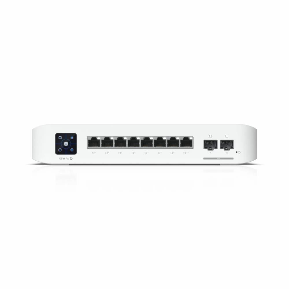 Switch|UBIQUITI|USW-PRO-8-POE|Type L3|2xSFP+|8xRJ45|PoE+ ports 8|120 Watts|USW-PRO-8-POE