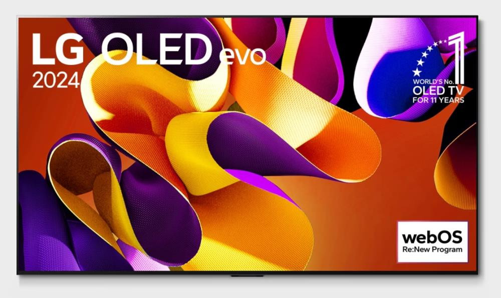 LG OLED evo G4 OLED65G42LW teler 165,1 cm (65") 4K Ultra HD Nutiteleri funktsioon WiFi Must