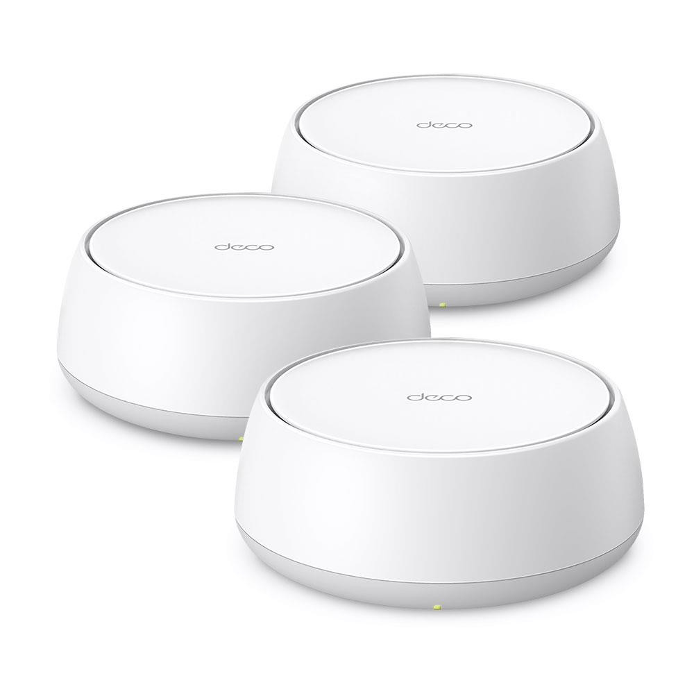 TP-Link DECO BE25(3-PACK) wi-fi-võrgu süsteem Kaks sagedusala (2,4 GHz / 5 GHz) Wi-Fi 7 (802.11be) Valge 2 Sisemodem