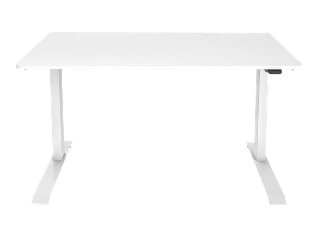 Electric Height Adjustable Desk | 73 - 123 cm | Maximum load weight 50 kg | Metal | White