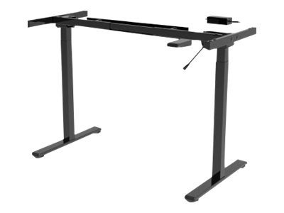 Desk frame | 71.5 - 121.5 cm | Maximum load weight 70 kg | Black