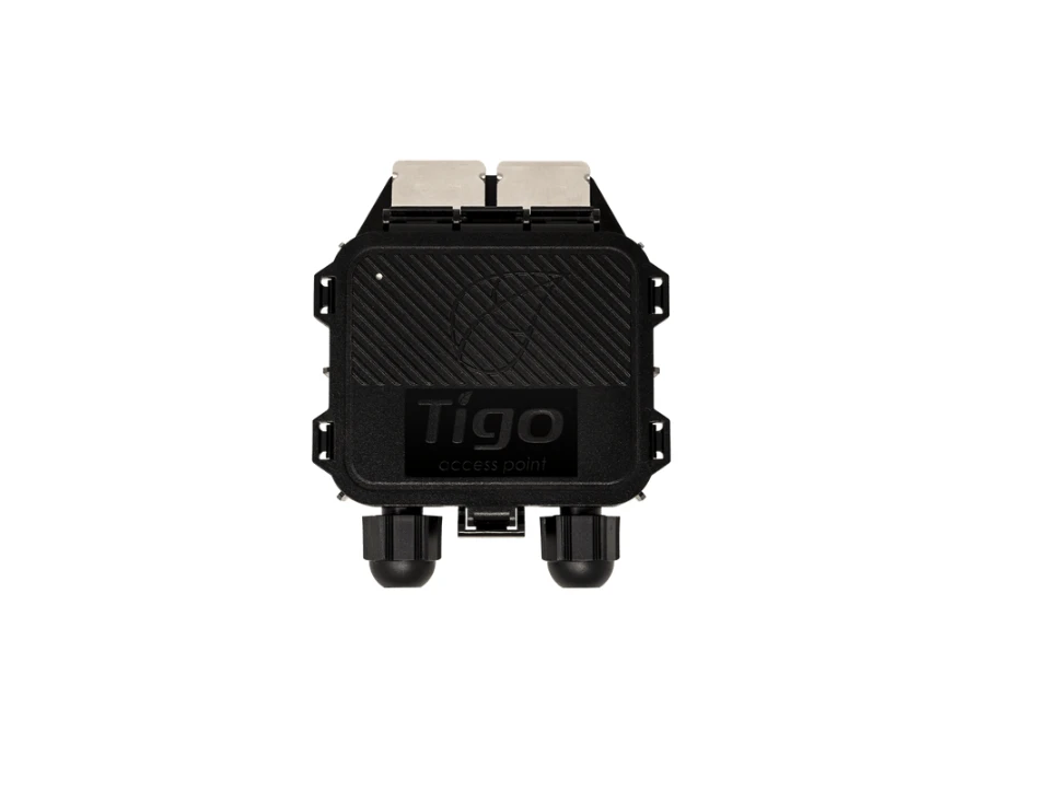 Tigo | Access Point (TAP) | Wirelessly communicates directly with TS4 units; Easy installation on the module frame without tools