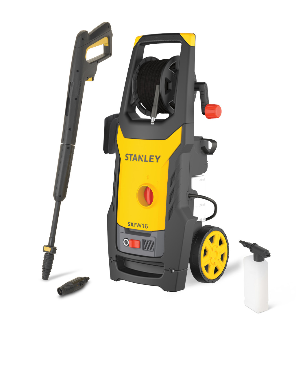 STANLEY SXPW16E High Pressure Washer (1600 W, 125 bar, 420 l/h) | Stanley 1600 W | 125 bar | 420 l/h