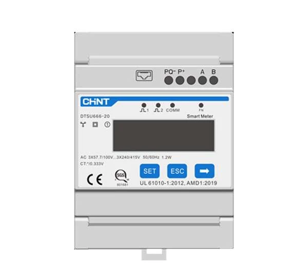 SUNGROW | SEM DTSU666-20 250A Three Phase Smart Meter indirect measurement (needs CT‘s) | UT000138
