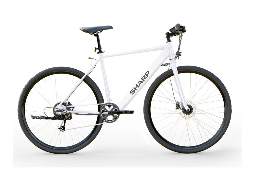 Sharp Hybrid E-Bike | 250 W | 21 " | White Glossy