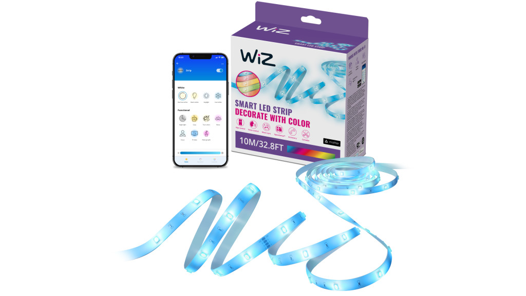 WiZ Smart WiFi RGB LED strip, 10m|10 W|RGB