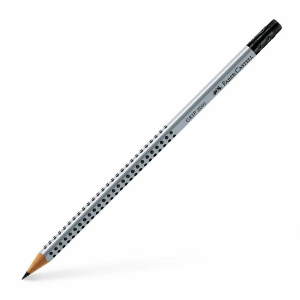 Harilik pliiats FABER-CASTELL Grip HB kummiga ergonoomiline teritatud