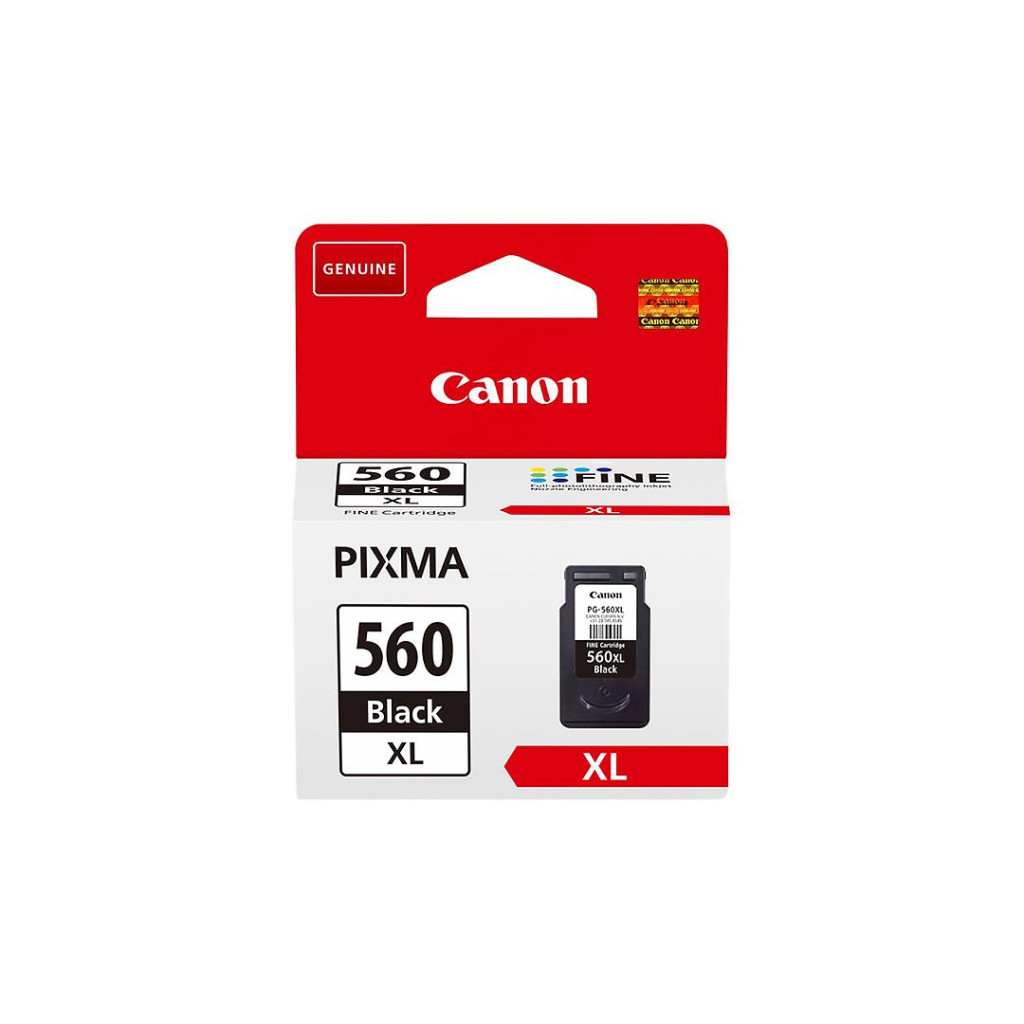 Canon PG-560XL, must - Tindikassett