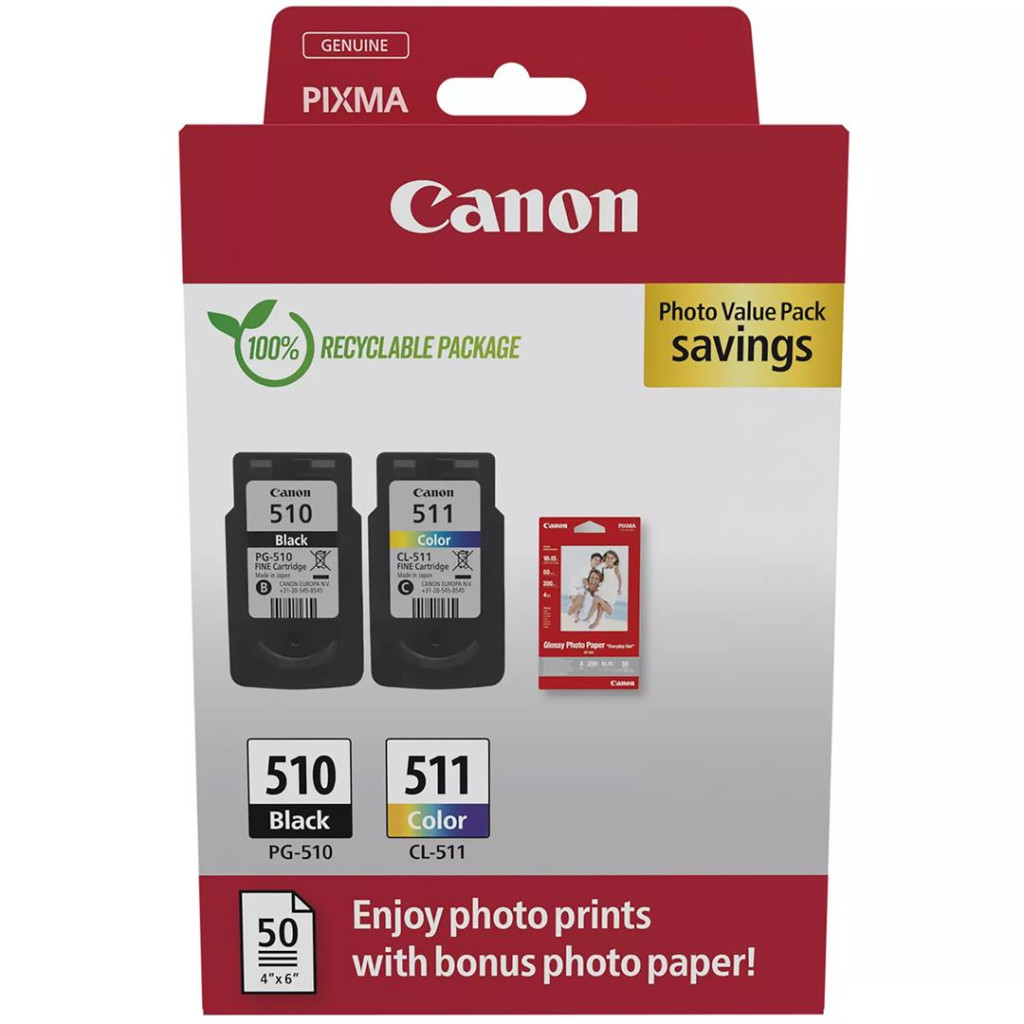 Canon PIXMA PG-510/CL-511 - Tindikasseti multipakk