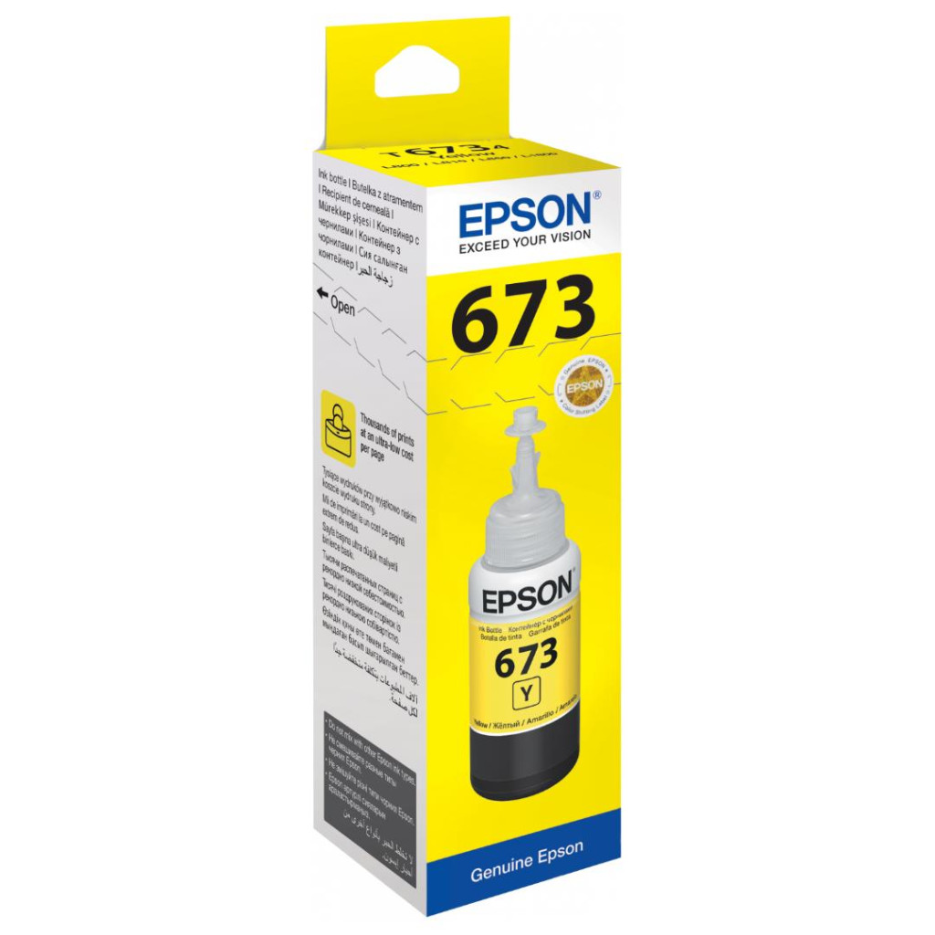 Tindimahuti täitepudel Epson T6734 (kollane)