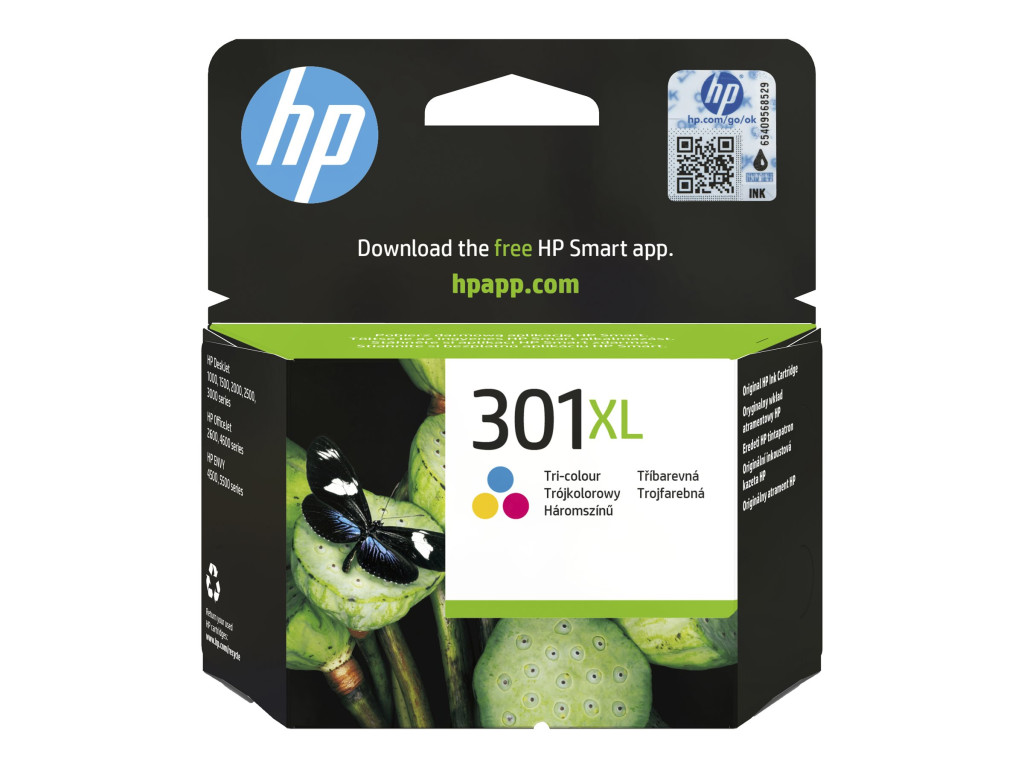 HP 301XL ink color DeskJet 1050 2050