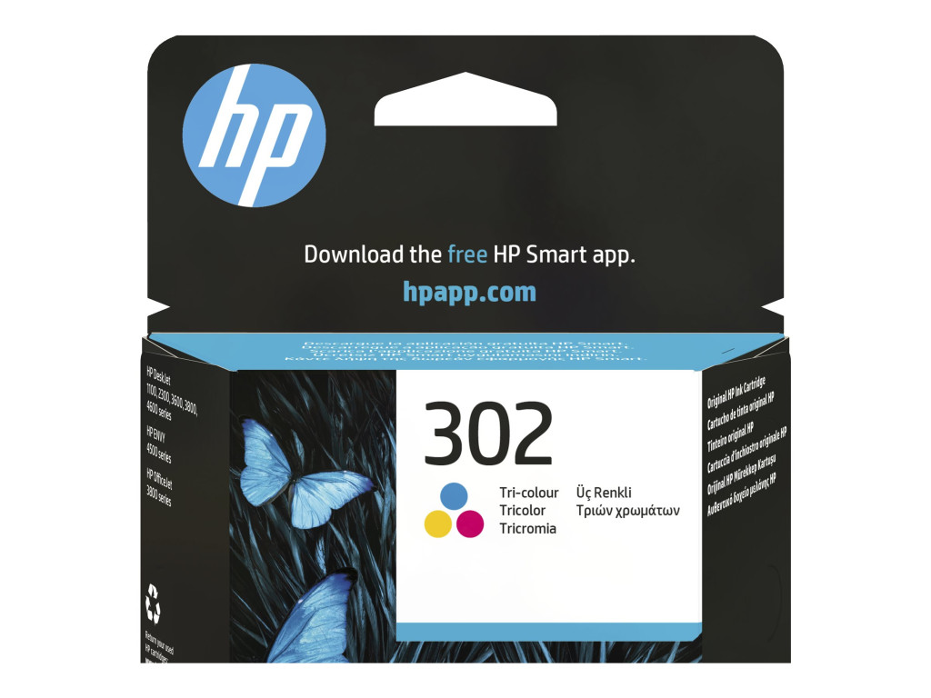 HP 302 ink cartridge Tri-color