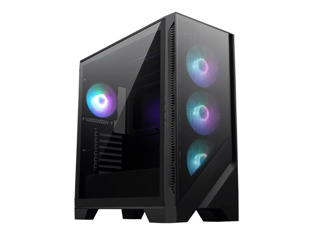 MSI PC Case | MAG FORGE 321R AIRFLOW | Side window | Black | Mid-Tower | Power supply included No | ATX