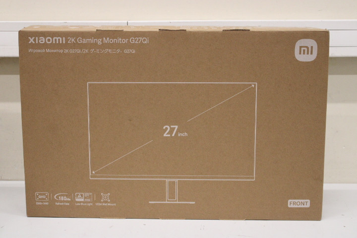 SALE OUT. Xiaomi 2K Gaming Monitor G27Qi EU | Xiaomi | 2K Gaming Monitor | G27Qi EU | 27 " | IPS | QHD | 16:9 | 180 Hz | 1 ms | 2560 x 1440 pixels | 300 cd/m² | HDMI ports quantity 2 | Black | Warranty 24 month(s) | DEMO