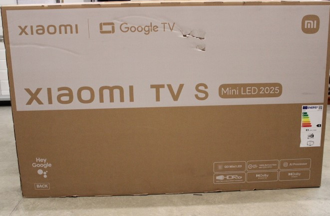 Xiaomi | TV | S Mini LED 2025 | 55 | Smart TV | Google TV | UHD | Black | DAMAGED PACKAGING AS DEMO