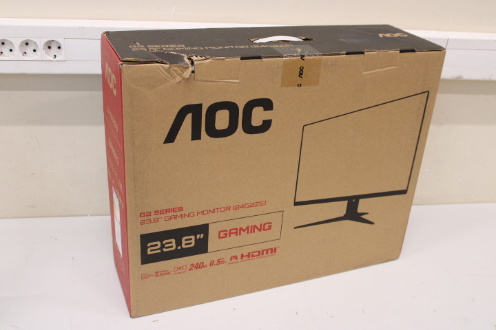 SALE OUT. AOC 24G2ZE/BK 23.8“ 1920x1080/350 cd/m²/1 ms/DisplayPort HDMI VGA Headphone out | AOC | Monitor | 24G2ZE/BK | 23.8 " | IPS | FHD | 16:9 | 240 Hz | 1 ms | 1920 x 1080 | 350 cd/m² | Headphone out (3.5mm) | HDMI ports quantity 2 | Black | Warranty 35 month(s) | DAMAGED PACKAGING