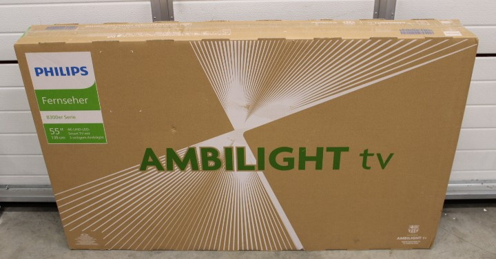 Philips | LED Ambilight TV | 55PUS8319/12 | 55 | Smart TV | Titan | 4K UHD | Black | DAMAGED PACKAGING