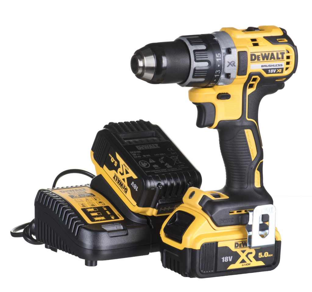 DEWALT Spinner-Drill | DCD791P2-QW | 18 V | 2x5 Ah | Lithium-Ion (Li-Ion)