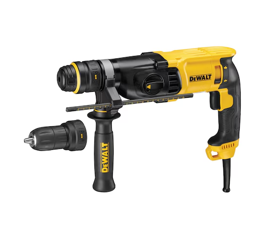 DEWALT 26mm SDS-Plus Hammer Drill with QCC | D25134K-QS | 800 W