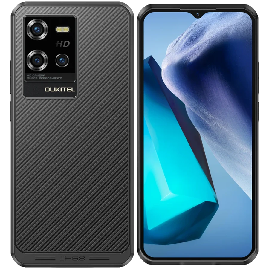 OUKITEL WP50 Slim Rugged Smartphone 4Gb/256Gb, Black