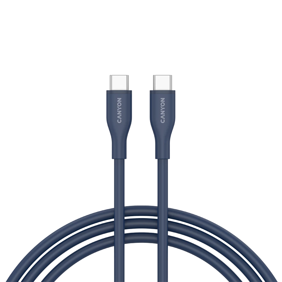 CANYON cable CC60SC10 C-C 60W 1m Silicon Dark blue