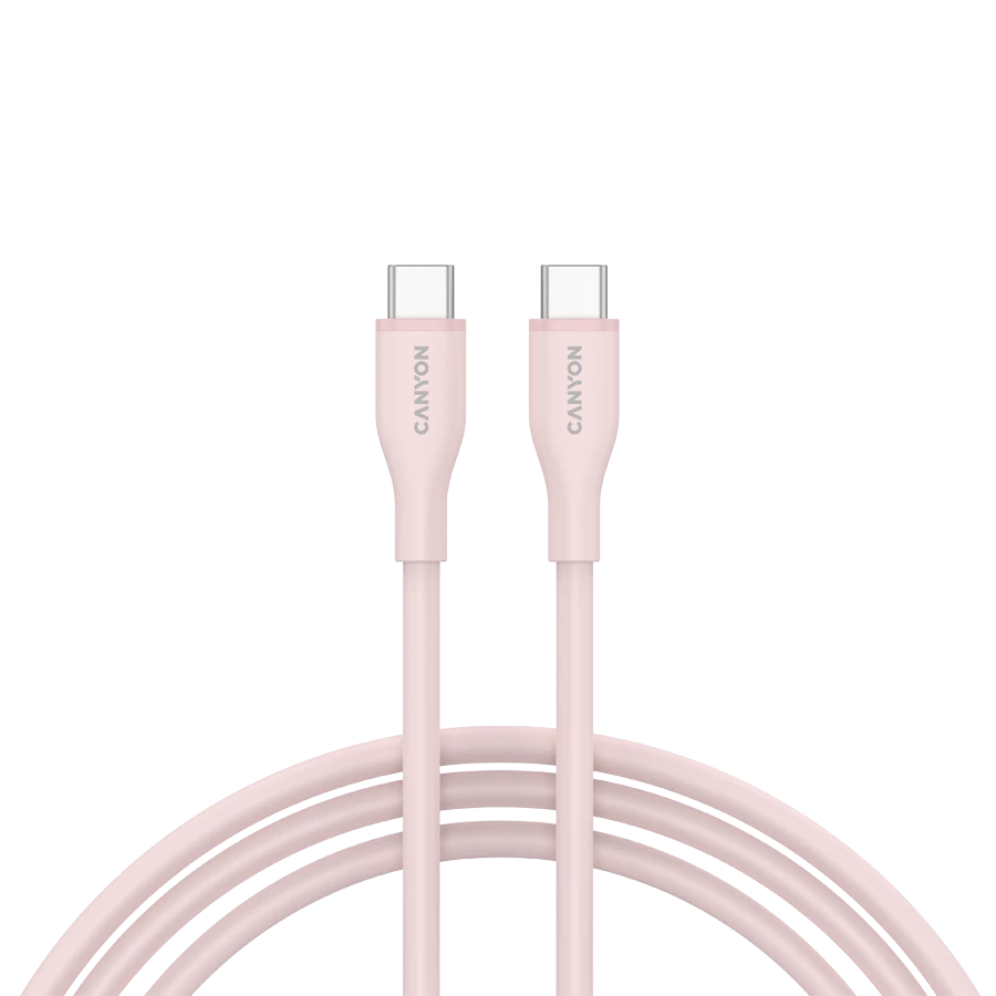 CANYON cable CC60SC10 C-C 60W 1m Silicon Pink Sand
