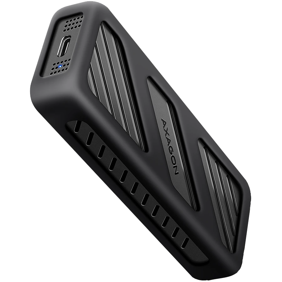 AXAGON EEM2-20G USB-C 3.2 Gen 2x2 20Gbps - M.2 NVMe SSD ARMORED 30-80mm ALU box
