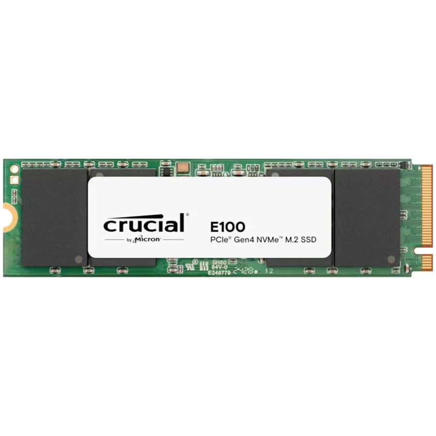 Crucial E100 480GB SSD PCIe 4.0 Gen4 M.2 2280 NVMe, Read/Write: 4500/2500 MB/s