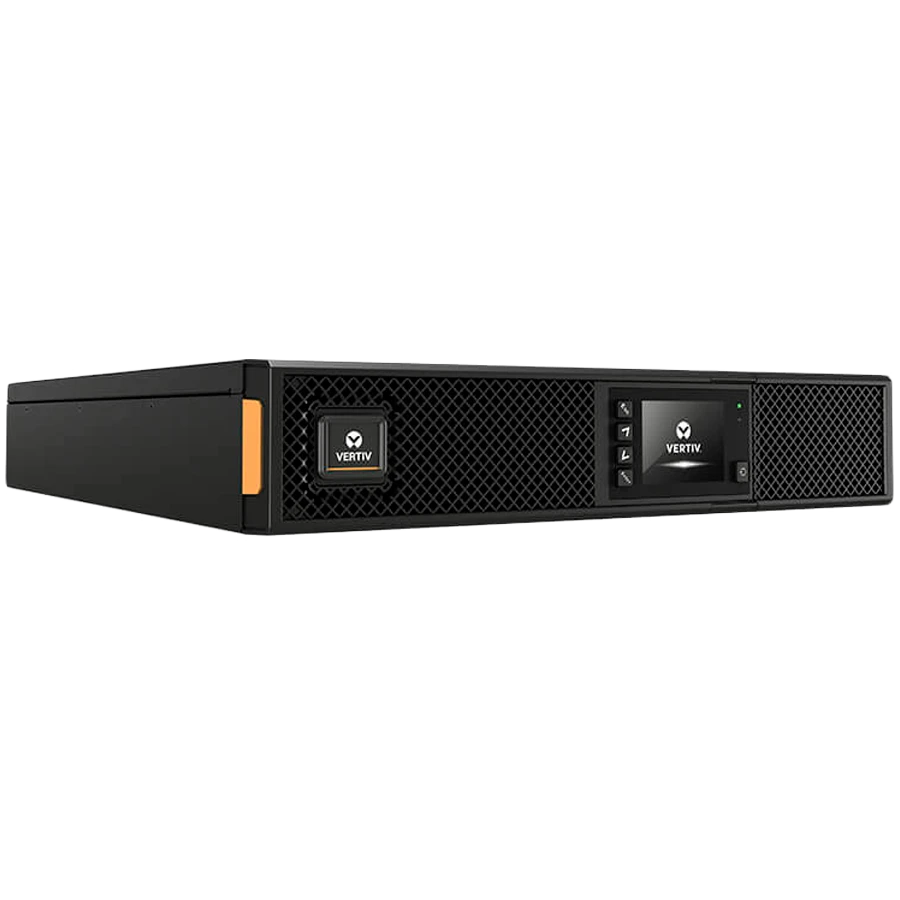 Vertiv Liebert GXT5 1ph UPS, 1.5kVA, input plug IEC C14 inlet, 2U, output – 230V, output socket groups (8)C13, rackmount kit, 3-year warranty