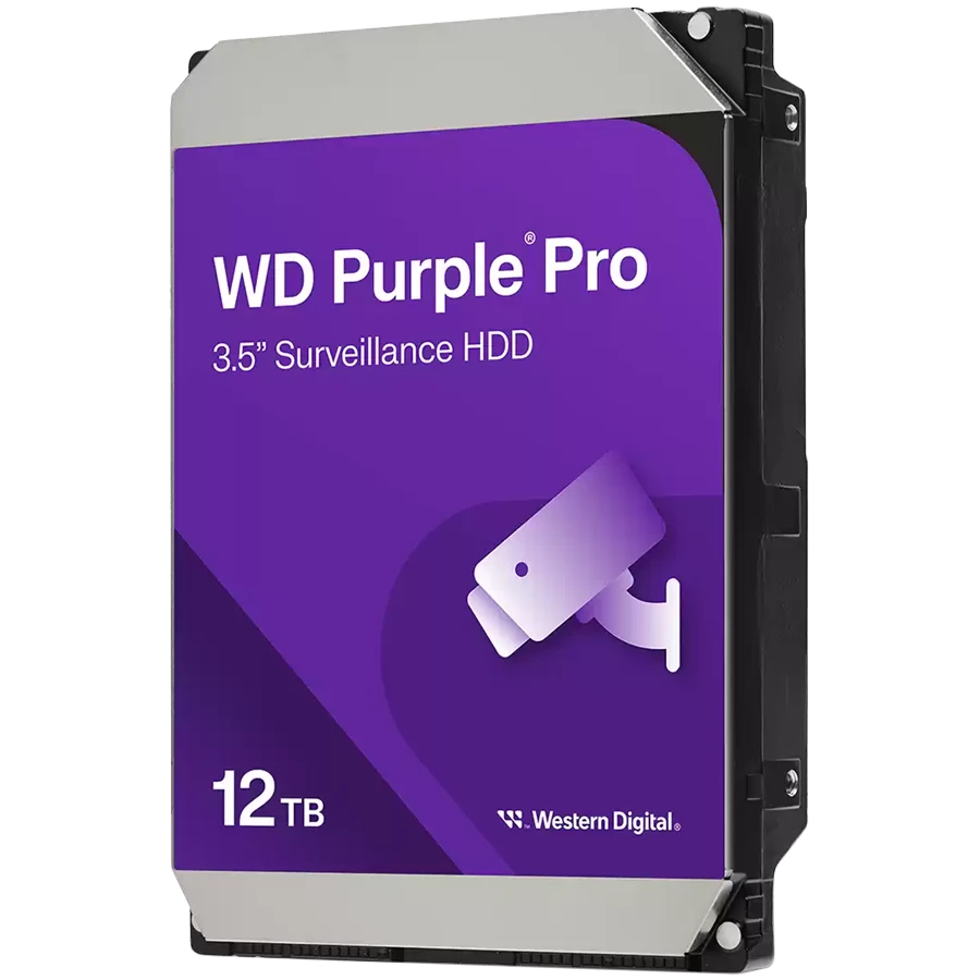 HDD AV WD Purple Pro (3.5'', 12TB, 512MB, 7200 RPM, SATA 6 Gb/s)