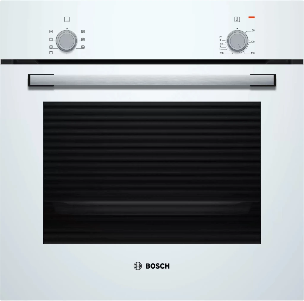 Bosch Oven | HBF010BV1S | 66 L | Electric | Manual | Control knob | Height 59.5 cm | Width 59.4 cm | White