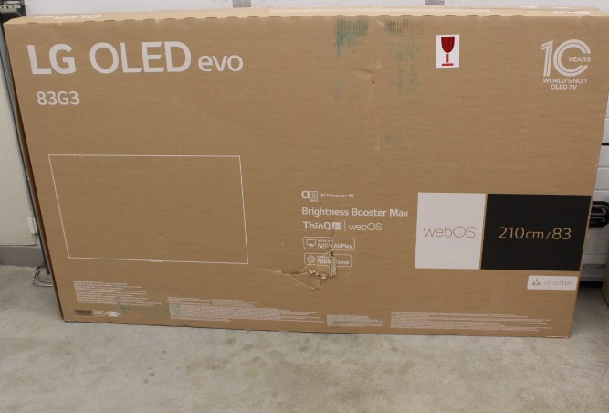 LG | OLED83G33LA | 83" | Smart TV | webOS 23 | 4K UHD | DAMAGED PACKAGING