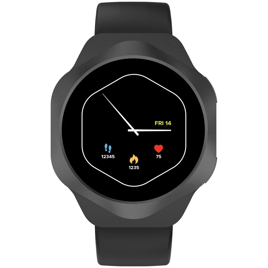 CANYON Smart Watch Hexagon 88 BT-CALL Black