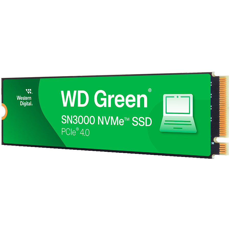 SSD WD Green SN3000 NVMe (M.2 2280, 500GB, PCIe Gen4x4) BULK PACK (216 UNITS)