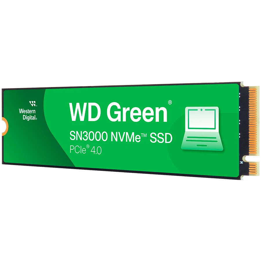 SSD WD Green SN3000 NVMe (M.2 2280, 500GB, PCIe Gen4x4) BULK PACK (216 UNITS)