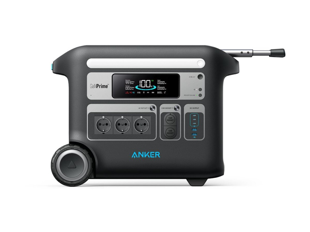 Anker Solix Portable Power Station 2048 Wh, 2400W | SOLIX F2000 (PowerHouse 767)