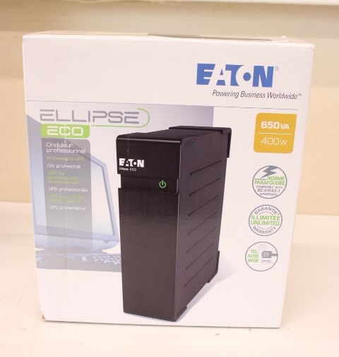 SALE OUT. Eaton UPS Ellipse ECO 650 DIN | Eaton | UPS | Ellipse ECO 650 DIN | 650 VA | 400 W | DAMAGED PACKAGING