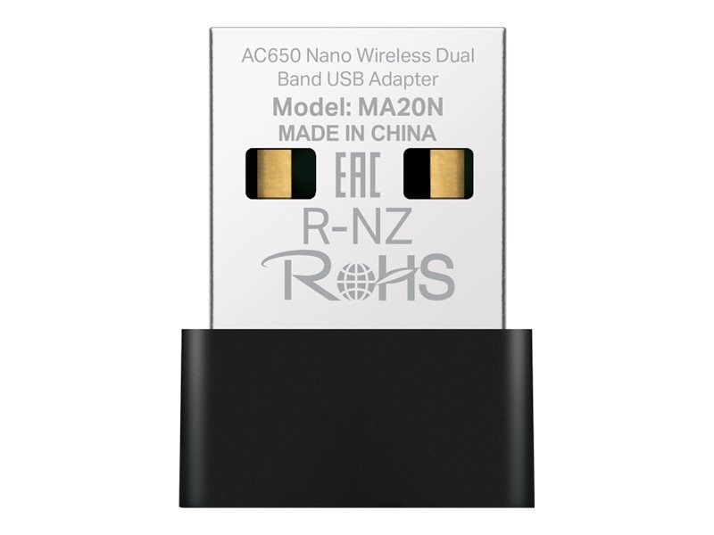 Mercusys AC650 Nano Wireless Dual Band USB Adapter | MA20N