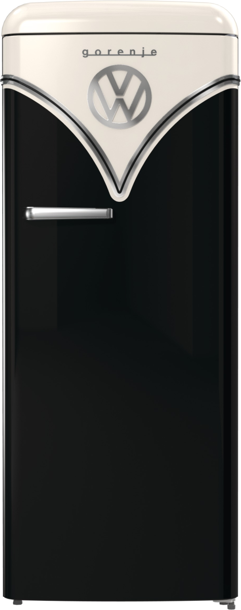 Gorenje Retro Refrigerator | OBRB615DBK | Energy efficiency class D | Free standing | Larder | Height 152.5 cm | Fridge net capacity 225 L | Freezer net capacity 22 L | 38 dB | Black