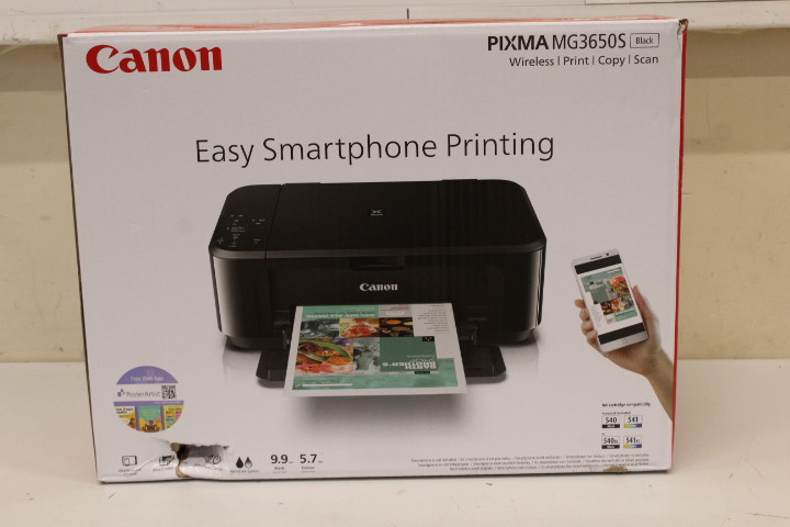 SALE OUT. CANON PIXMA MG3650S Black | Canon Multifunctional printer | PIXMA MG3650S | Inkjet | Colour | All-in-One | A4 | Wi-Fi | Black | DAMAGED PACKAGING, SCRATCHES ON TOP