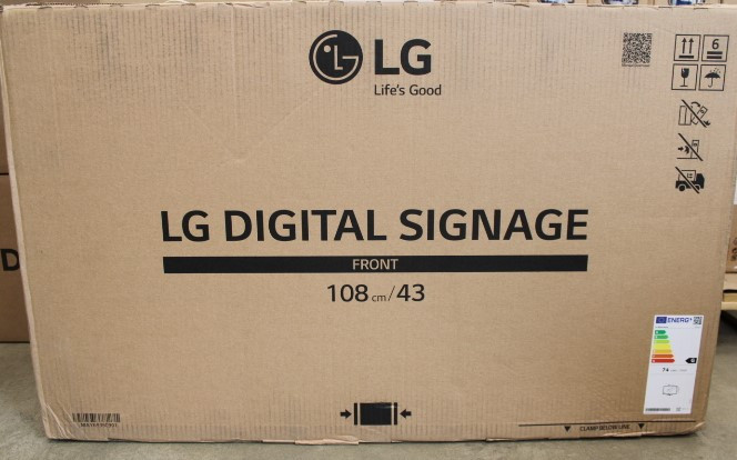 SALE OUT. SALE OUT. LG 43UH7J-H 43“ 3840x2160/700cd/m2/16:9/8ms/ HDMI DP Audio | LG | 43UH7J-H | 43 " | Landscape/Portrait | 24/7 | WebOS | Wi-Fi | DAMAGED PACKAGING, UNPACKED, USED, SCRATCHED ON BACK | 700 cd/m² | 8 ms | 178 ° | 178 °