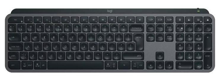 Logitech MX Keys S klaviatuur Kontor Bluetooth QWERTY US rahvusvaheline Grafiit