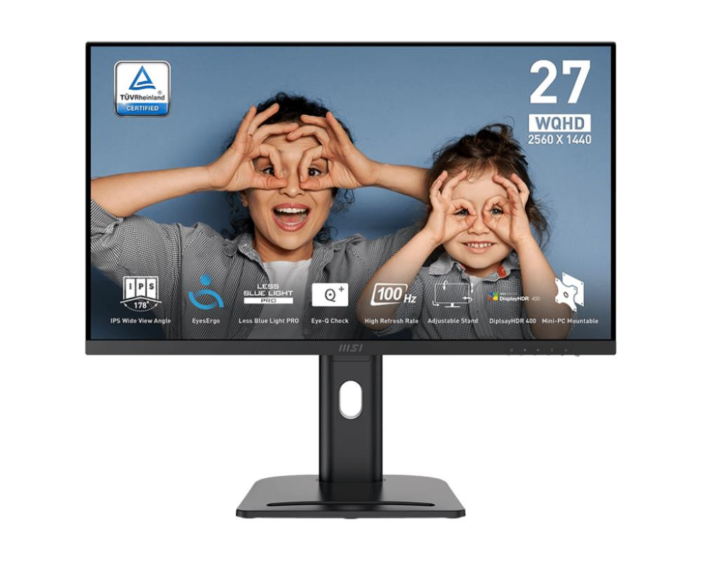 LCD Monitor|MSI|PRO MP273QP E2|27"|Business|Panel IPS|2560x1440|16:9|100Hz|Matte|1 ms|Speakers|Swivel|Pivot|Height adjustable|Tilt|Colour Black|PROMP273QPE2