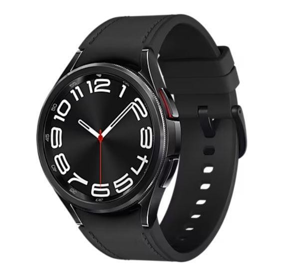 Samsung Galaxy Watch6 Classic SM-R950NZKAEUA nutikell ja spordikell 3,3 cm (1.3") OLED-ekraan 43 mm Digitaalne 432 x 432 pikslit Puutetundlik ekraan Must WiFi GPS (satelliit)