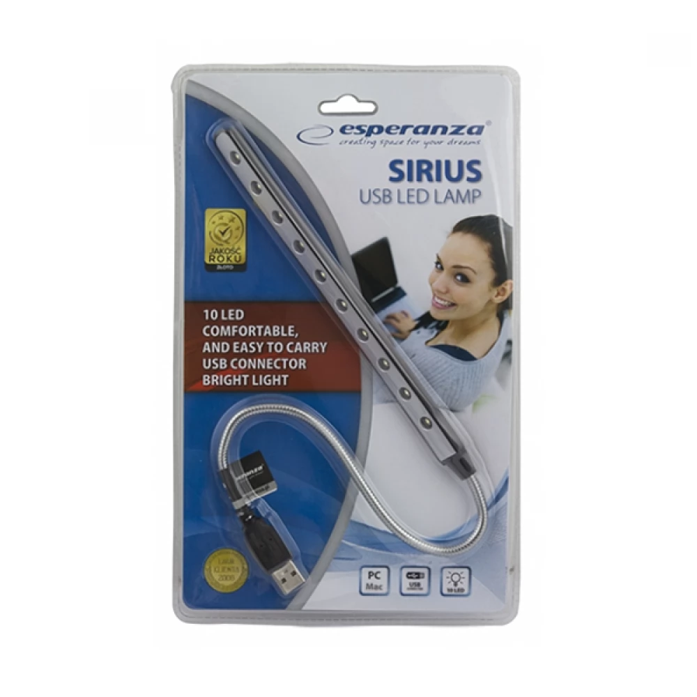 Esperanza EA148 SIRIUS - Sülearvuti Lamp 10 LED