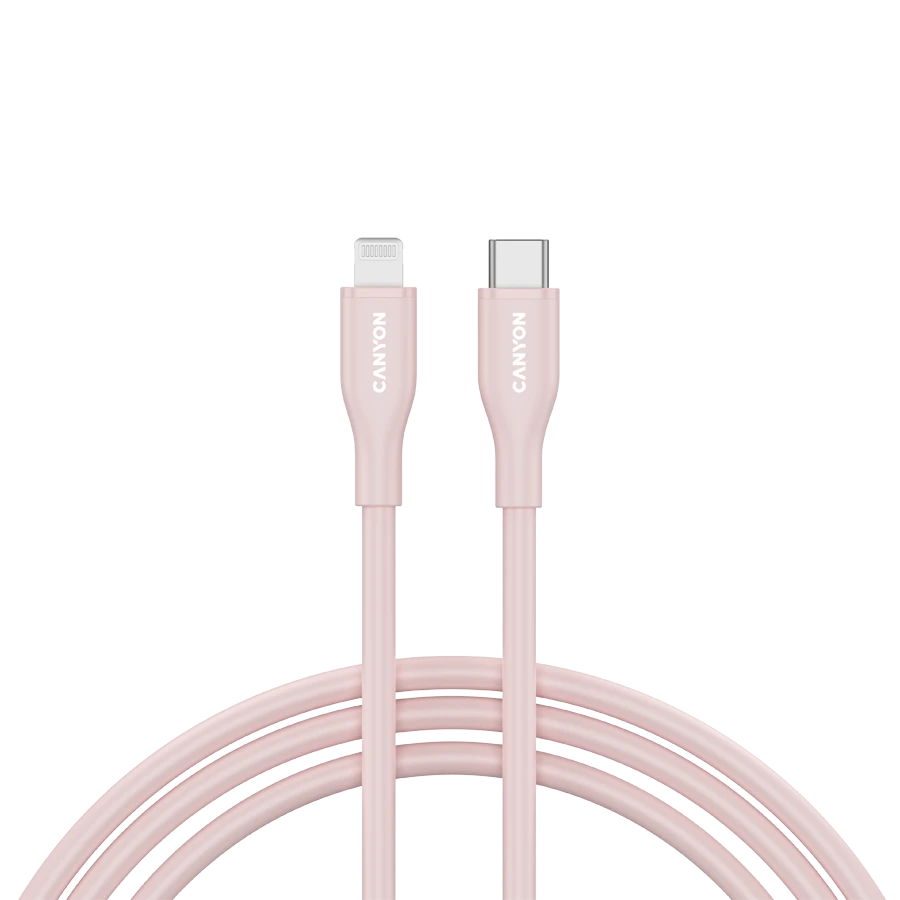 CANYON cable CLNM60 C-L 60W MFI 1m Silicon Pink