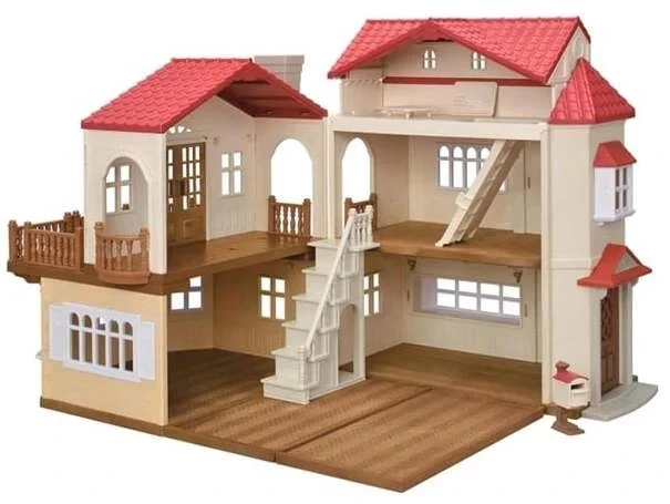 Sylvanian Families Village House with Red Roof | 5708SYL | Plastic