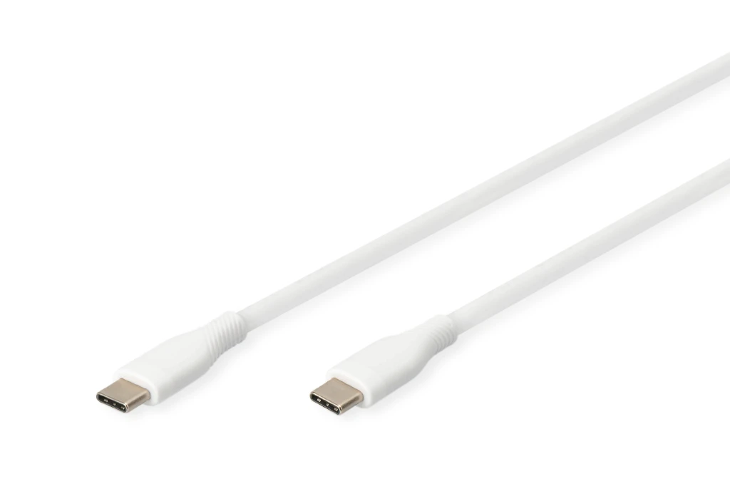 Digitus Silicone Connection Cable | AK-300341-010-W | USB-C to USB-C